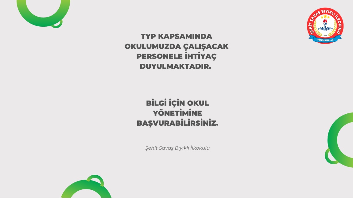 TYP kapsamında temizlik görevlisi olarak çalışacak personel alımı yapılacaktır.